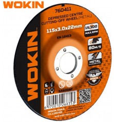WOKIN - Disco Rebarbar Ferro 125 x 6.0mm - 760812