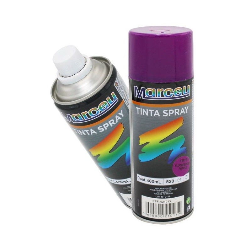 Tinta Spray Fluorescente 400 ml - Lilás