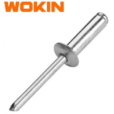 WOKIN - Rebites Alumínio (1000 Pçs) 4.0x12.7mm - 216213