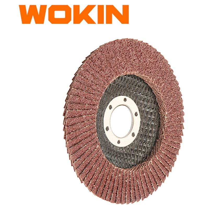 WOKIN - Disco Lamelado Óx. Alumínio 115mm (Grão 100) - 775010