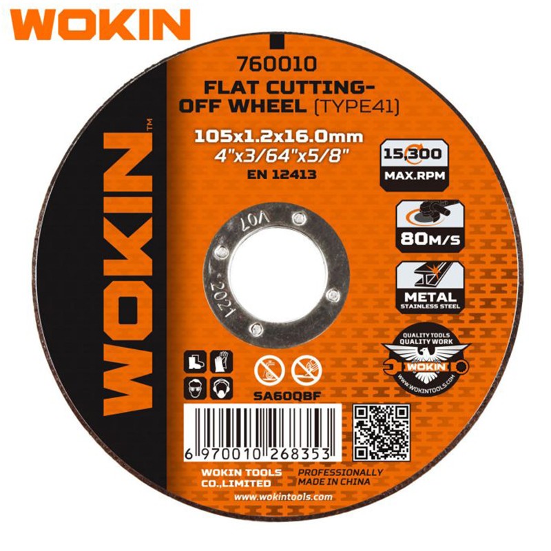 WOKIN - Disco Corte Inox 115 x 1.0mm - 760011
