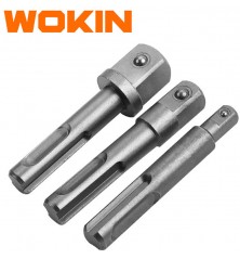 WOKIN - Cj. 3 Adaptadores SDS-Plus 1/4 - 3/8 - 1/2 - 222903