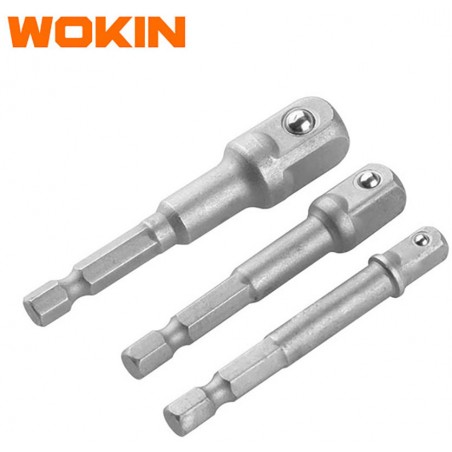 WOKIN - Cj. 3 Adaptadores 1/4 - 3/8 - 1/2 - 223003