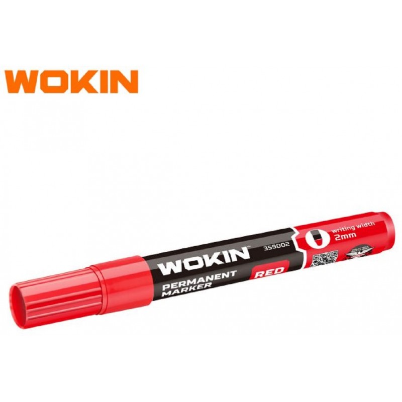 WOKIN - Marcadores Permanentes 2.0mm Vermelho - 359002