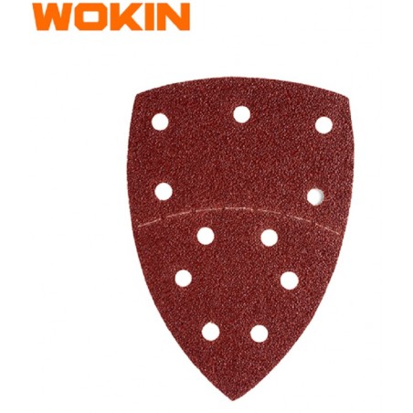 WOKIN - Cj. 5 Discos Lixa 102 x 151mm (Grão 60) - 777006