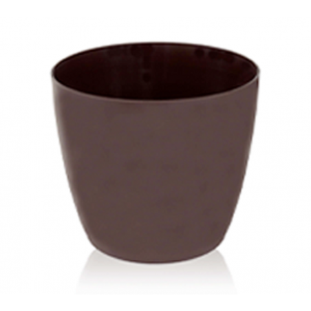 Vaso Plástico VENEZA 28cm - Chocolate