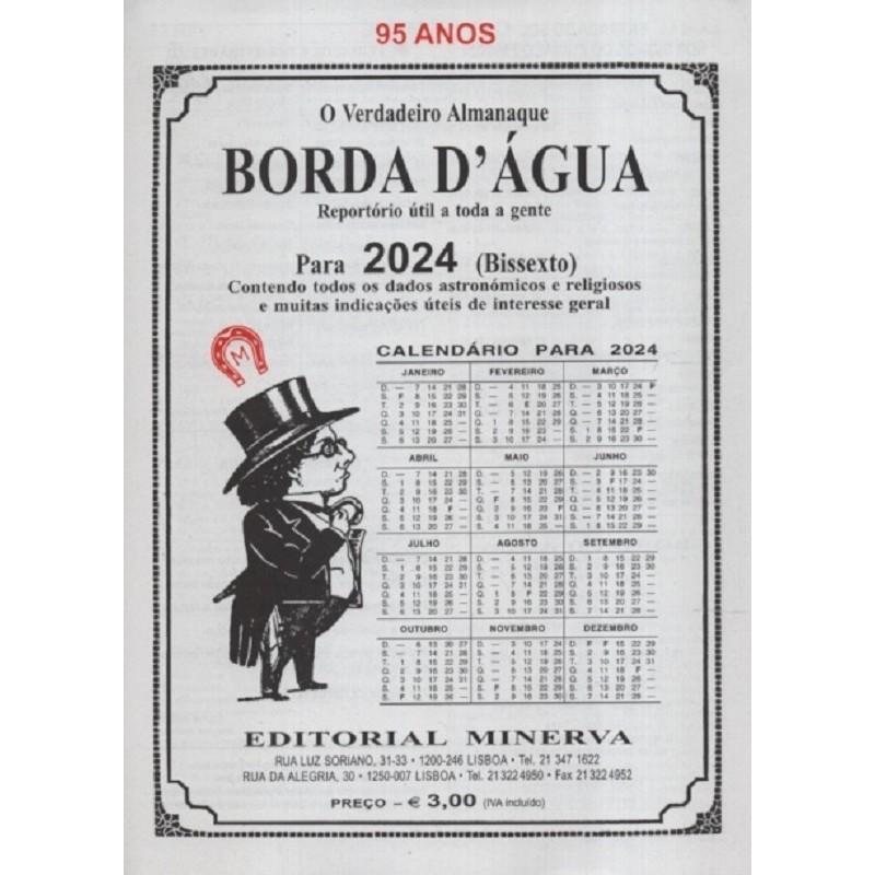 Almanaque BORDA D'ÁGUA 2024