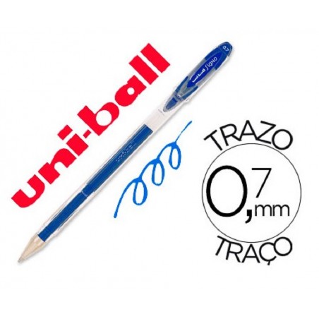 Marcadores Uni-Ball Signo 120 (0.7) Azul