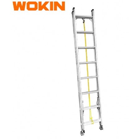 WOKIN - Escada Aluminio 2 x 8 Degraus (4 Mts) - 682308