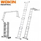 WOKIN - Escada Aluminio Multi 4 x 3 Degraus - 682643