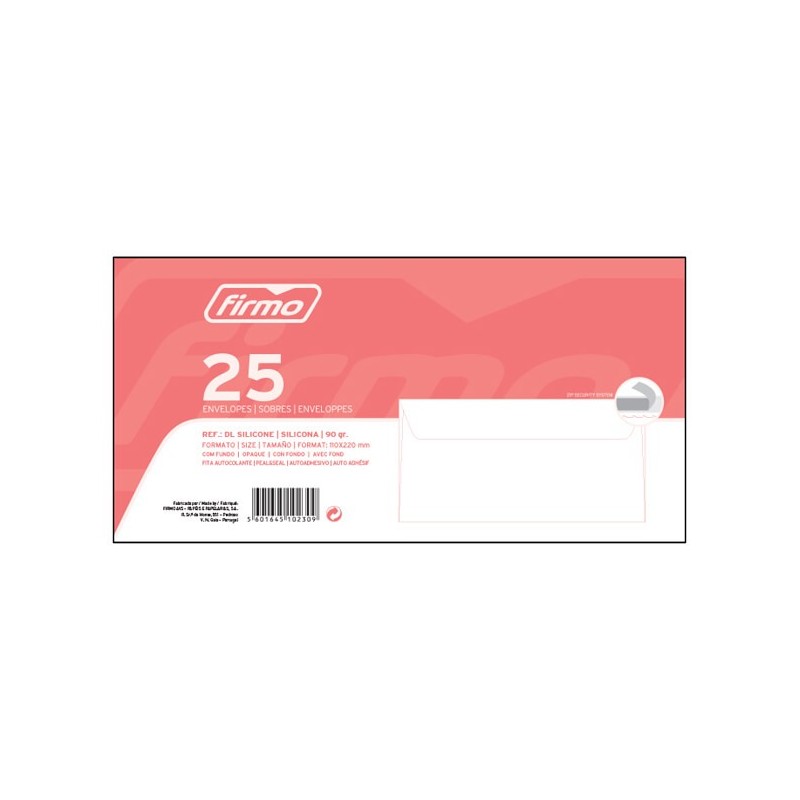 Envelopes DL Silicone - 110 x 220 mm