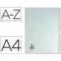 Indices Separadores PP A4 - A/Z