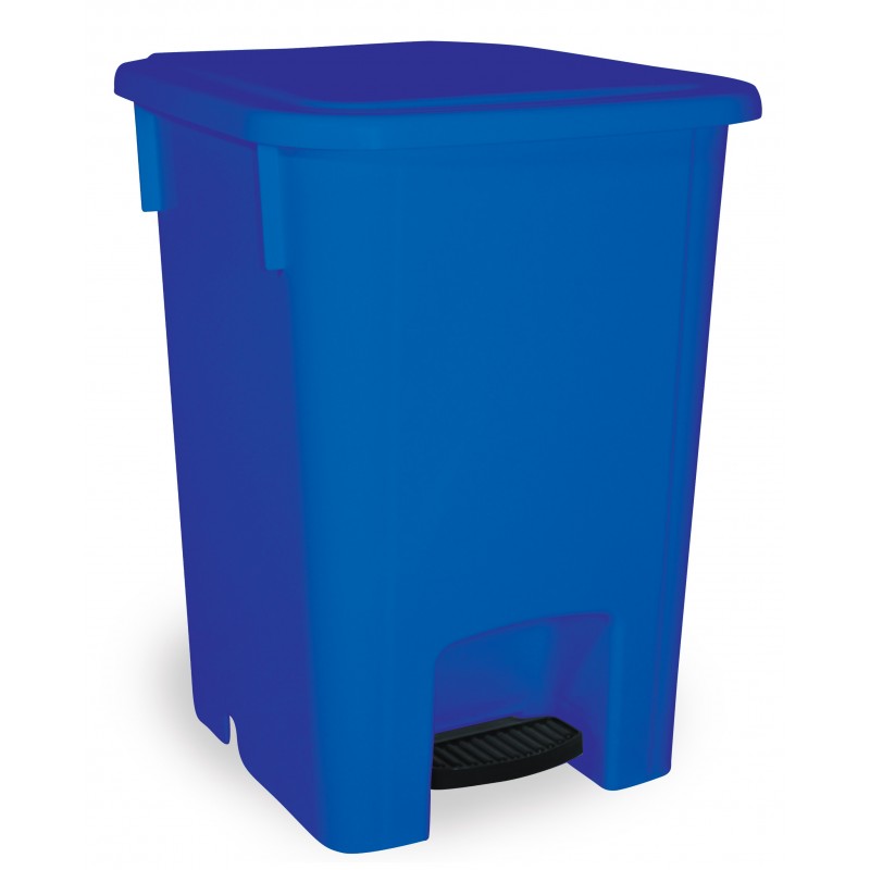 Balde Lixo com Pedal 35L - Azul